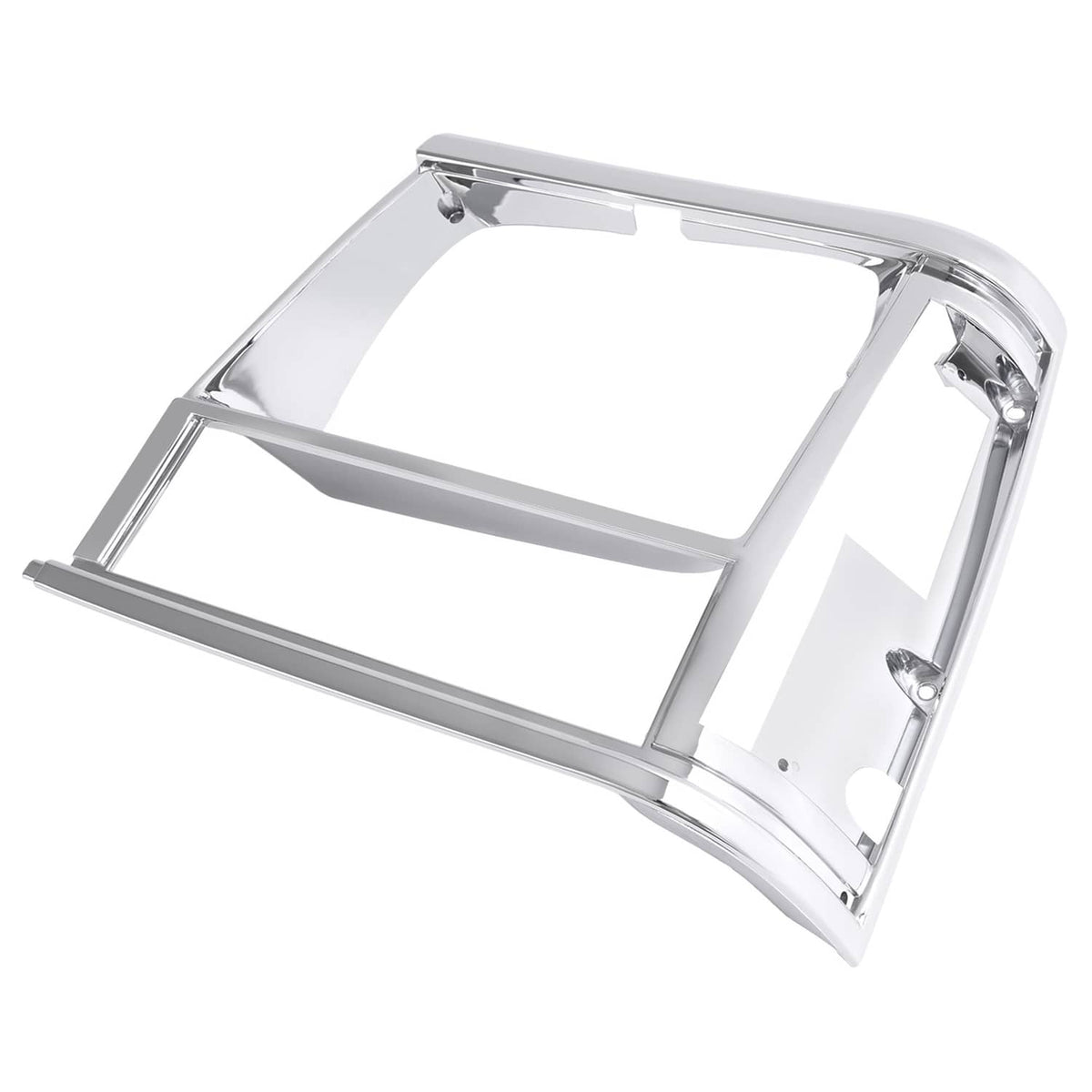 Solid Spare Chrome Left Headlight Door Bezel Trim For Jeep Cherokee 1991-1996 Comanche 91-92