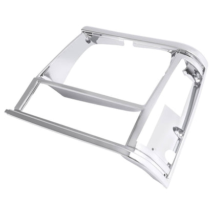 Solid Spare Chrome Left Headlight Door Bezel Trim For Jeep Cherokee 1991-1996 Comanche 91-92