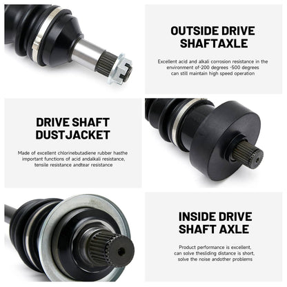 Solidspare Rear Left / Right CV Axle Assy for Arctic Cat Prowler 550 Prowler 650 HDX 700