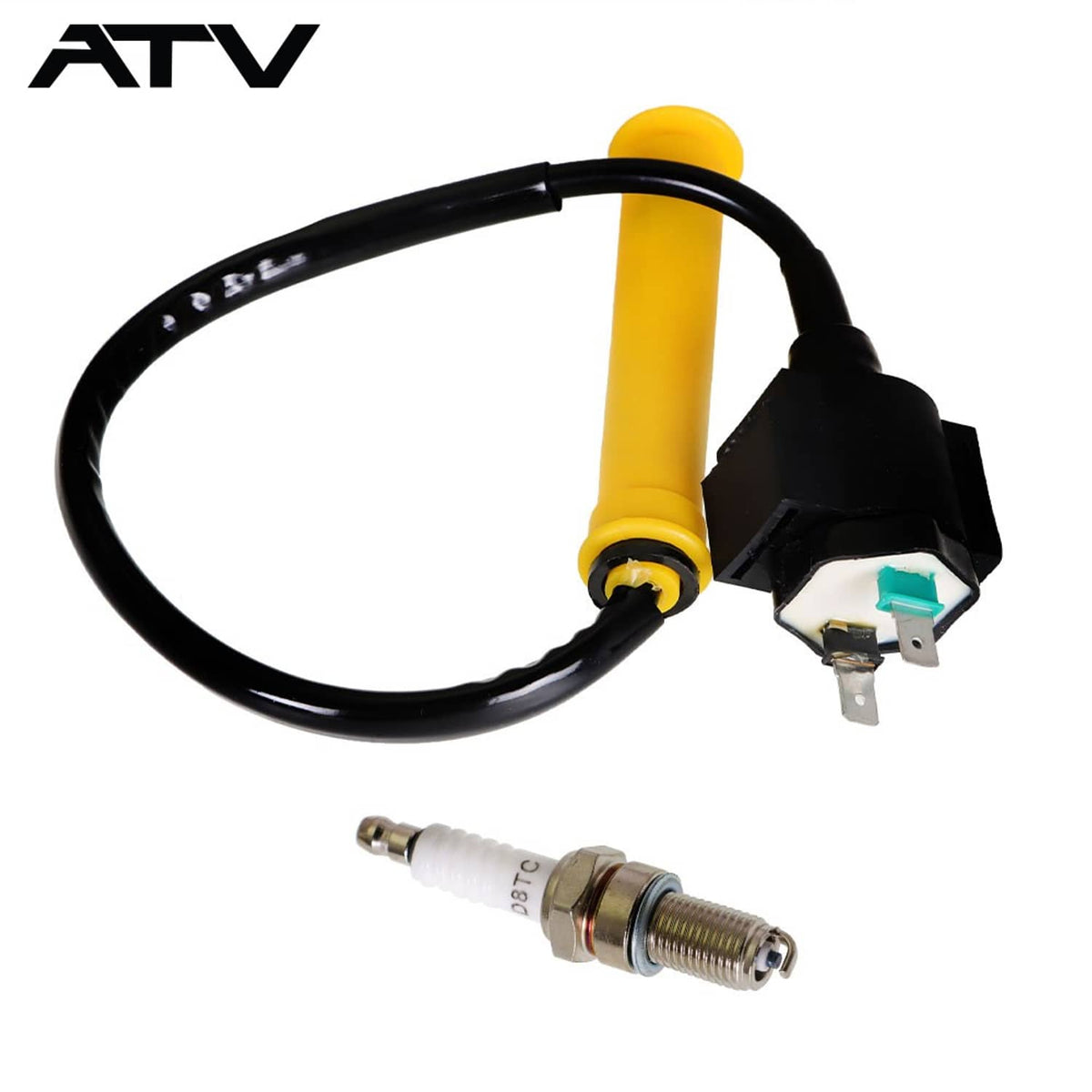 Solidspare Ignition Coil & Spark Plug for Honda Foreman 500 TRX 500 FA FGA PFA 2005-2014
