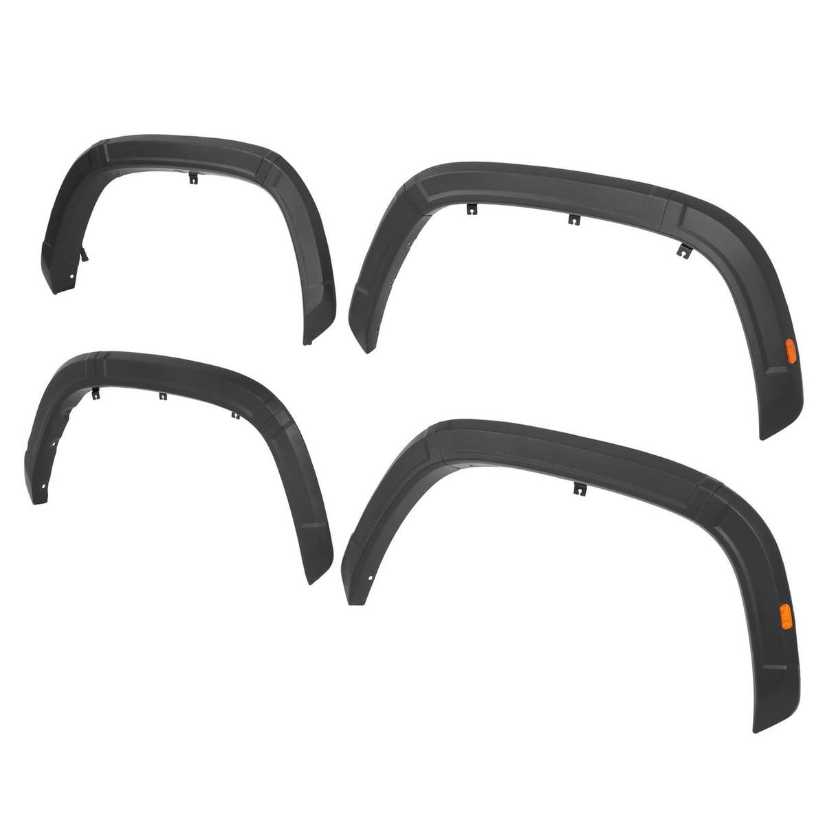 Solid Spare Set of 4 Fender Flares Kit Wheel Arch Trim For 2022-2025 Toyota Tundra TRD PRO