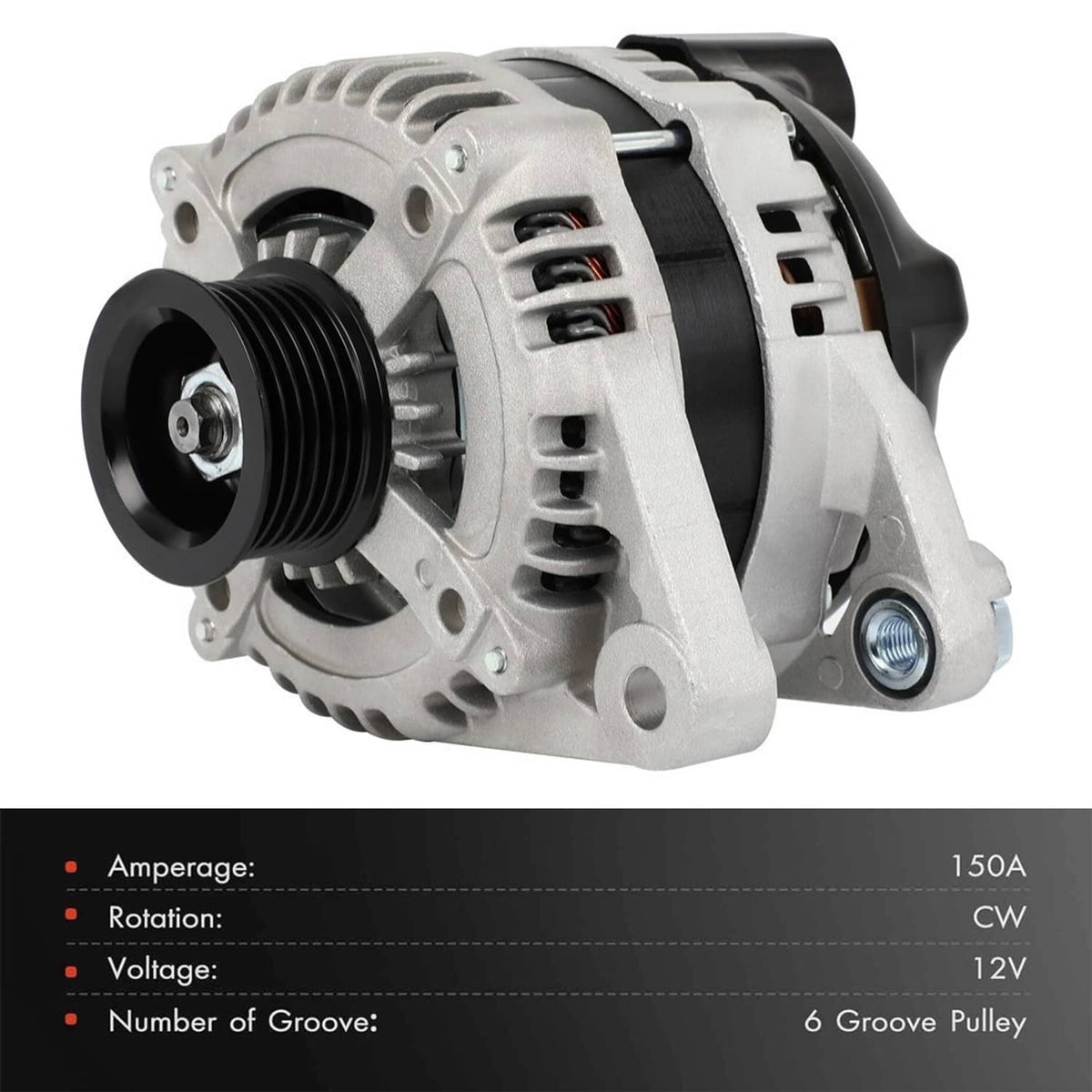Solidspare Alternator For Kia Sedona 2011-2012,2014-2018 All Engine 104210-2870 37300-3C510