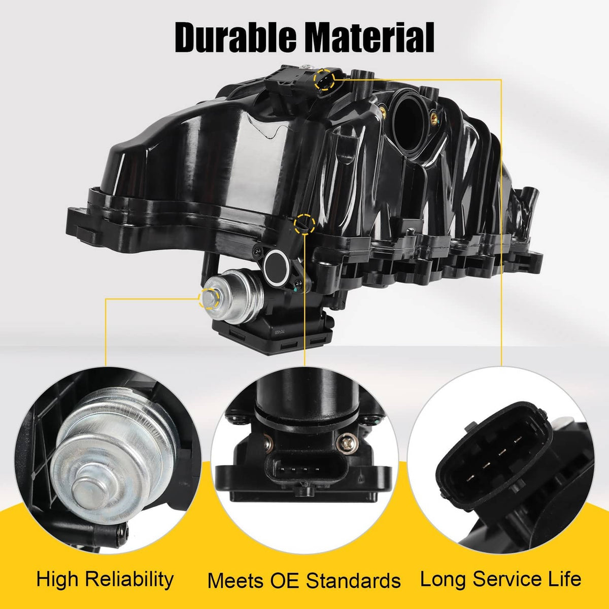 Solidspare 615-311 Intake Manifold Assembly w/ Actuator For EcoDiesel 3.0L V6 68211167AB