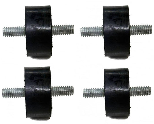 Solid Spare (4) Fender Deck Isolator Mounts for 9213K29 9376K52 Neoprene for John Deere