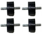 (4) Fender Deck Isolator Mounts for 9213K29 9376K52 Neoprene for John Deere