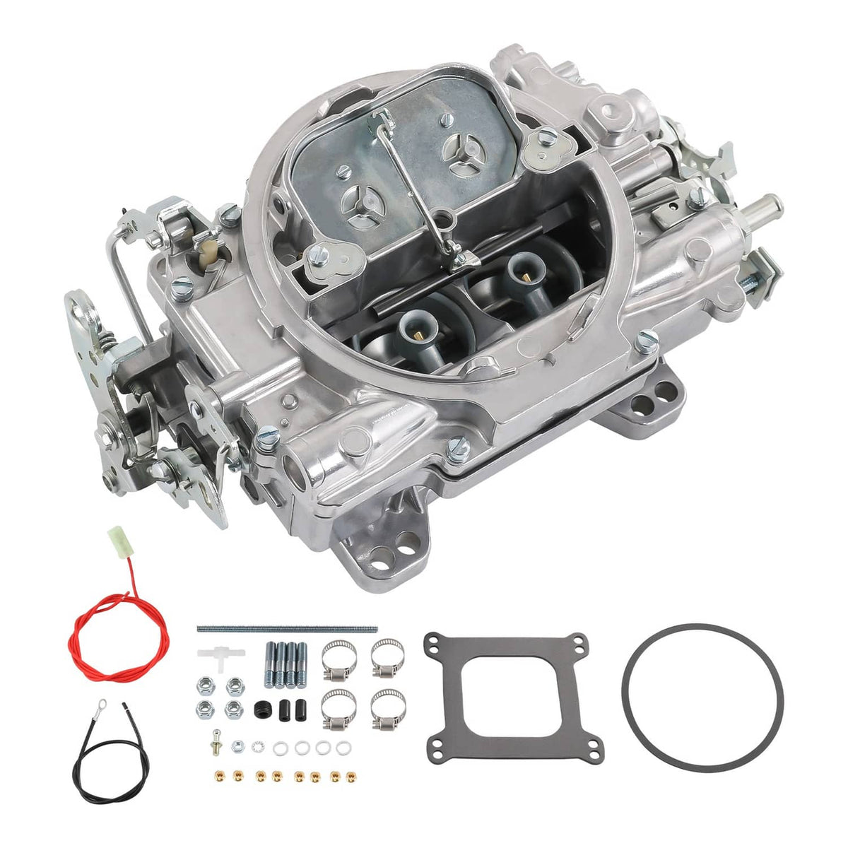 Solidspare Replace 1405 Performer 600 CFM Square Bore 4 Barrel Carburetor W/ Manual Choke