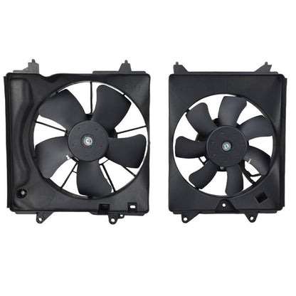 Solidspare AC Condenser and Radiator Cooling Fan Assembly Fit For 2016 2017 2018 Honda HR-V