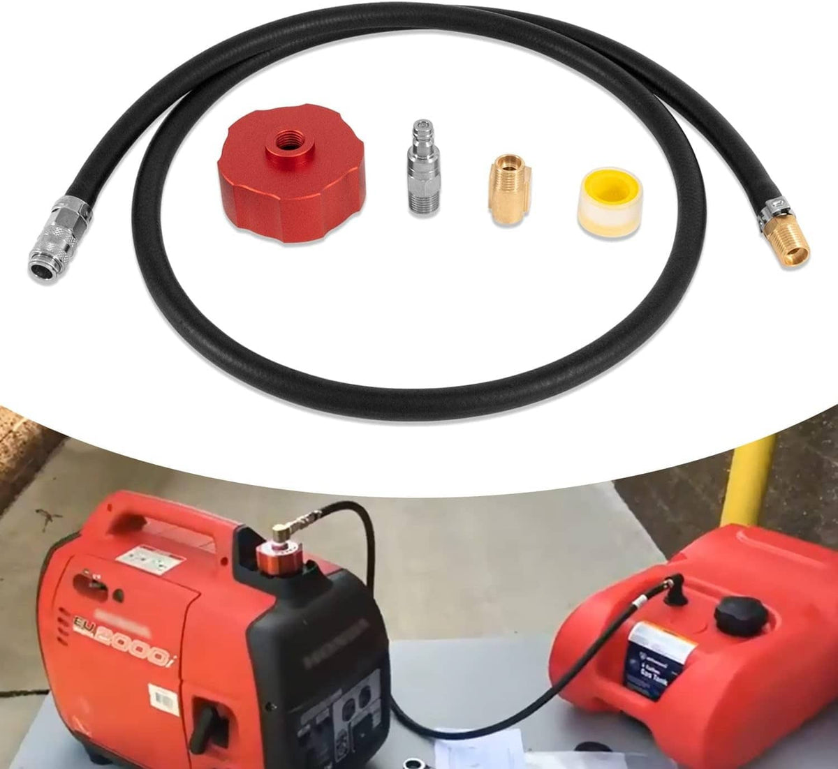 Solidspare HND1.2CS Single Fuel System Clam Kit Fit For Honda EU1000i & EU2000i Generator