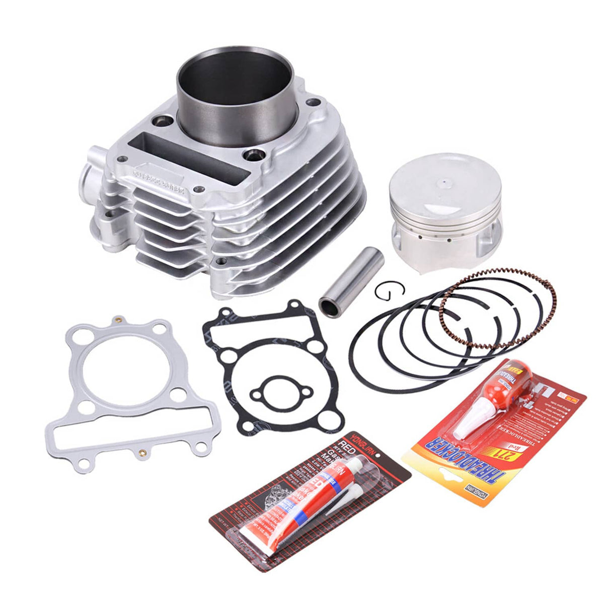 Solidspare For Yamaha XT225 TTR225 TTR230 Cylinder Piston Rings Gaskets Top End Rebuild Kit