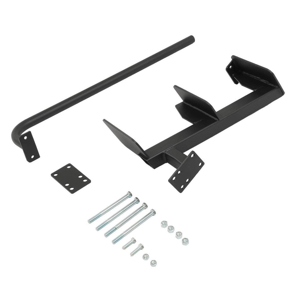 Solidspare Fits Universal Trailer Tongue 460 Lbs Boat Trailer Steps 3-Step Ladder W/Handle