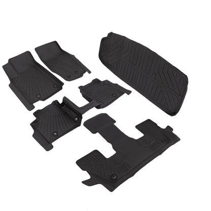 Solidspare All Weather Floor Mats 3 Row + Cargo Liners For Jeep Grand Cherokee L 2021-2025