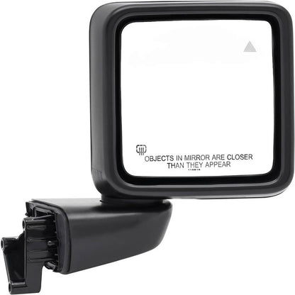 Solidspare Rear Mirror w/Blind Spot Left & Right Side For 2018-2025 Jeep Wrangler Gladiator