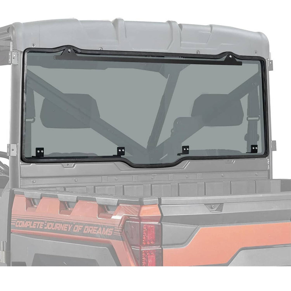 Solidspare For Polaris Ranger 1000 / XP 1000 / Crew 2020-2025 UTV Rear Windshield Window