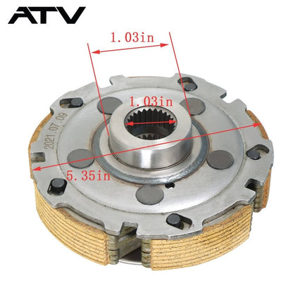 Solidspare Primary Drive Clutch Housing Gasket Shoe Bearing Seal Kit For HiSUN UTV 500 700