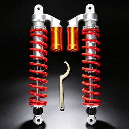 Solidspare 2x 410mm Adjustable Front Air Shock Absorber For Honda TRX400EX TRX450R TRX450ER