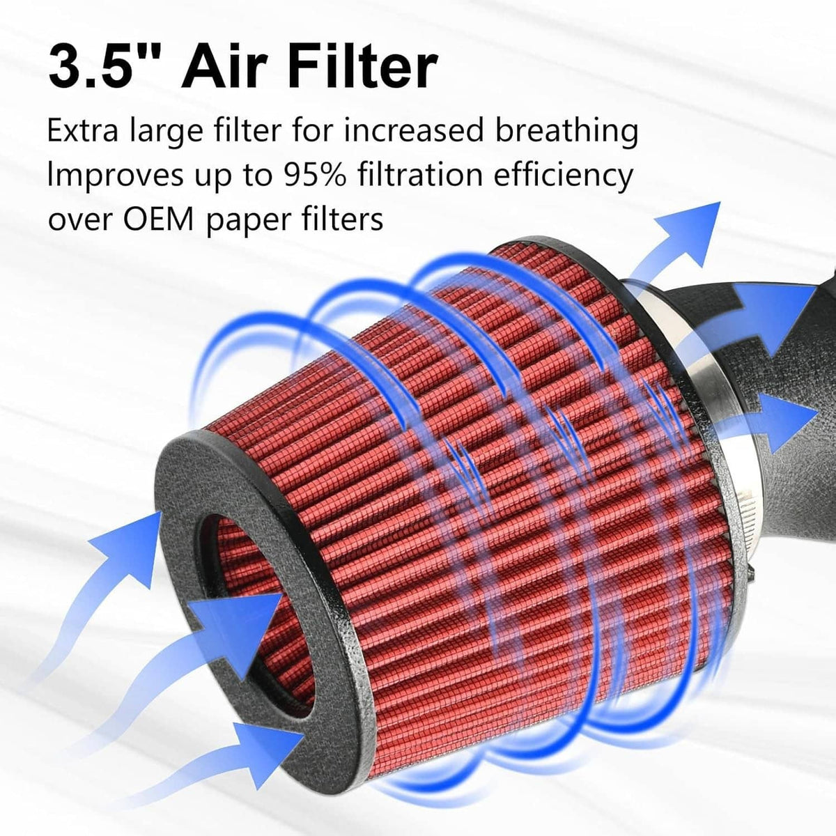 Solidspare Cold Air Intake System For BMW M140i M240i 340i F20 F22 F23 B58 3.0L 2016-2019
