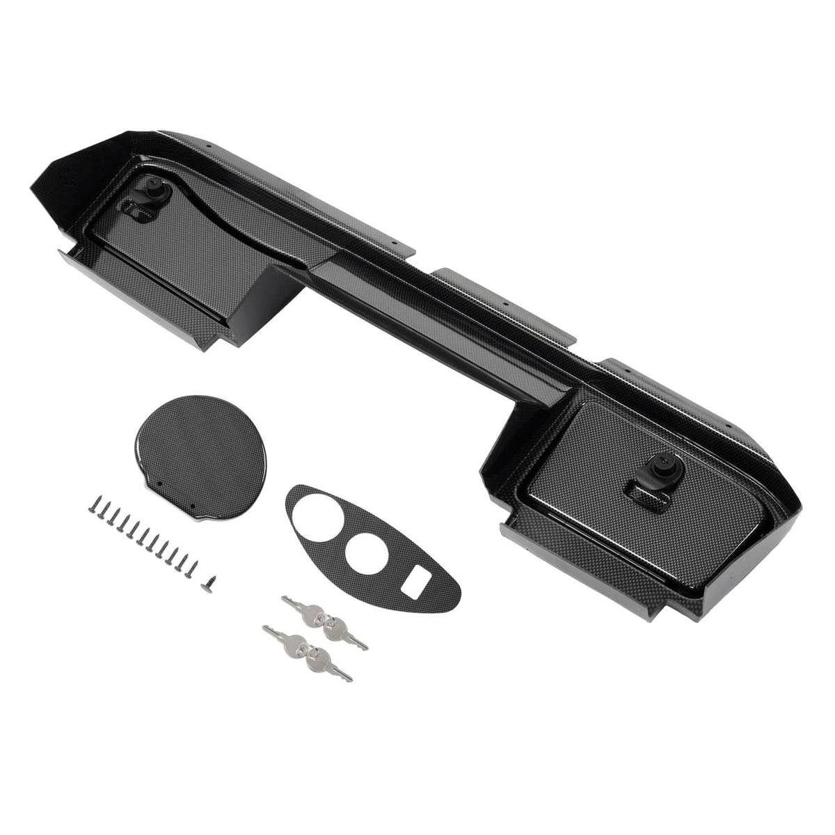 Solidspare New For EZGO RXV 08-14 Golf Cart Carbon Fiber Style Dash Board Cover