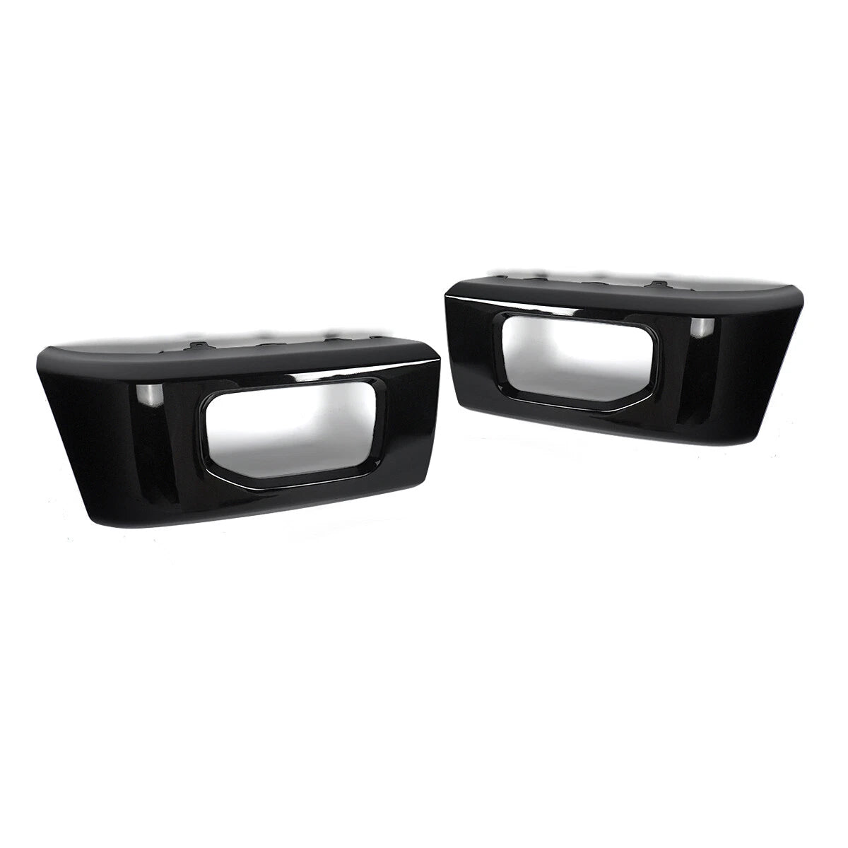 For Ford F-150 2015-2017 Front Upper Grille+Bumper Face Bar End Side Gloss Black