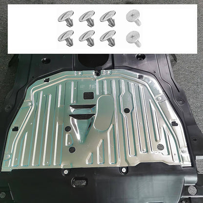 Solidspare Car Front Engine Splash Guard Under Car Shield Cover For 2016-2021 Honda Civic