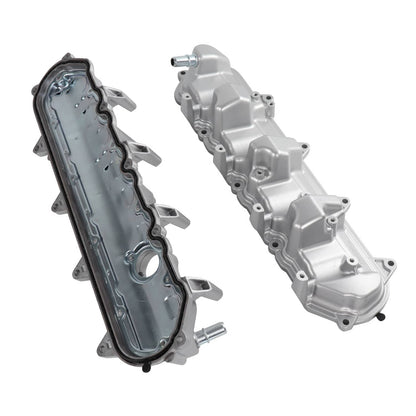 Solidspare 2PCS Aluminum Valve Cover with Gasket For Chevy Silverado 1500 Tahoe 2014-2020