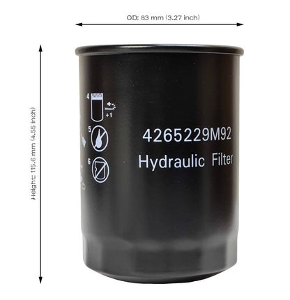 Solid Spare Hydraulic Filter 4265229M92 Fit for Massey Ferguson GC2300 GC2400 GC2310 GC2410