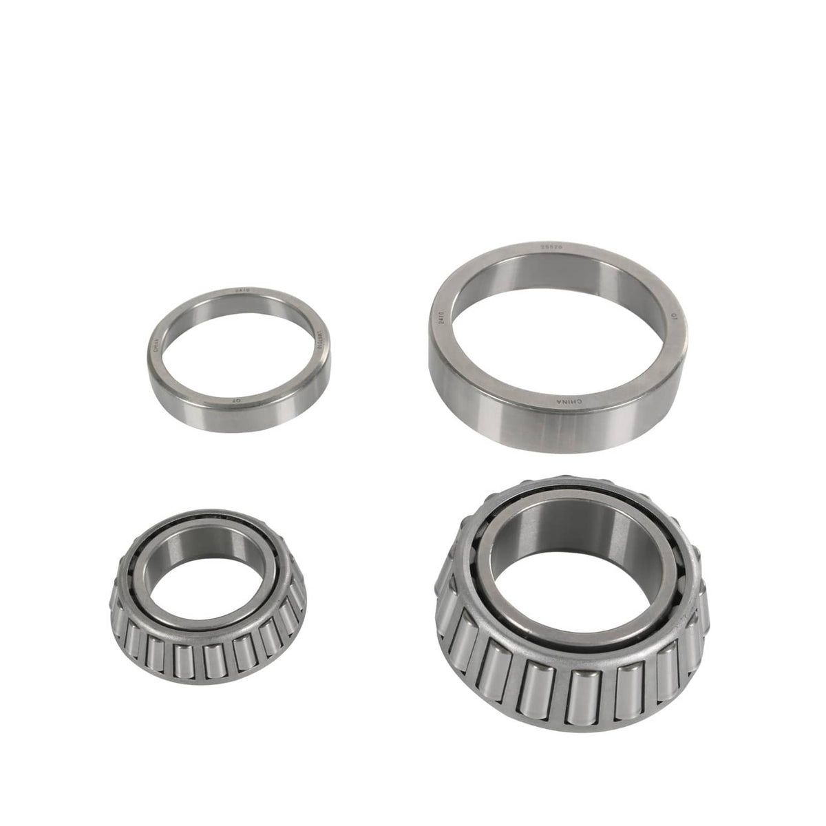 Solidspare 5200# Bearing Axle Kit 25580+ LM67048 1.25" Bearing Trailer Wheel & Mobile Home