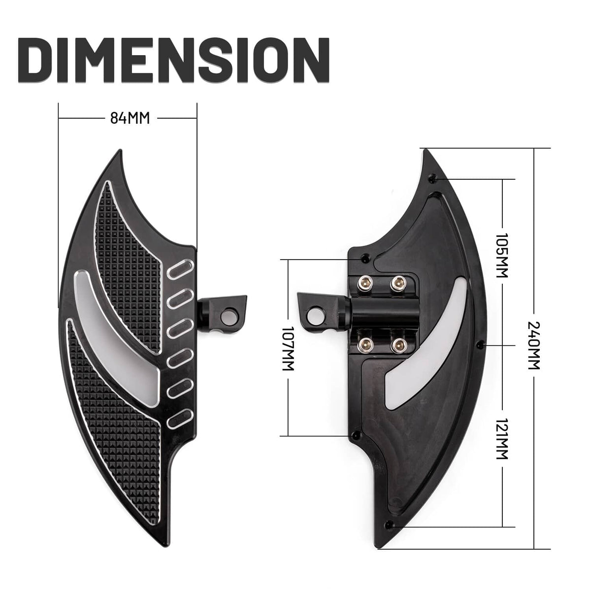 Solidspare Passenger Floorboards Footboard For Road King Road Glide Electra Street Glide