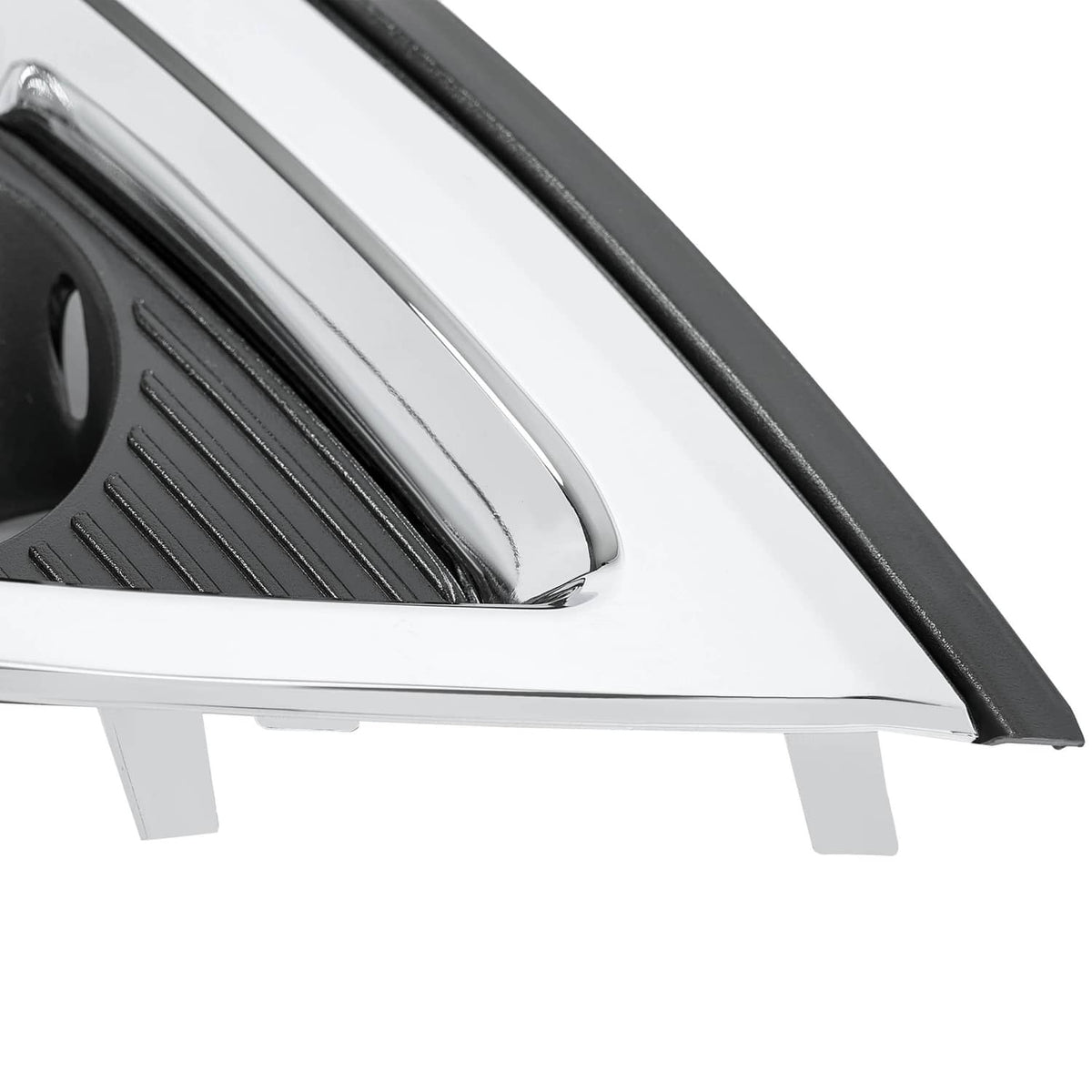Solid Spare Fog Light Bezel Cover Trim Front Left Black Chrome For Chevy Traverse 2013-2017