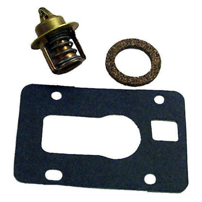 Solid Spare Thermostat Kit with gasket for Volvo Penta 3.0 3.0L 1996-up marine omc