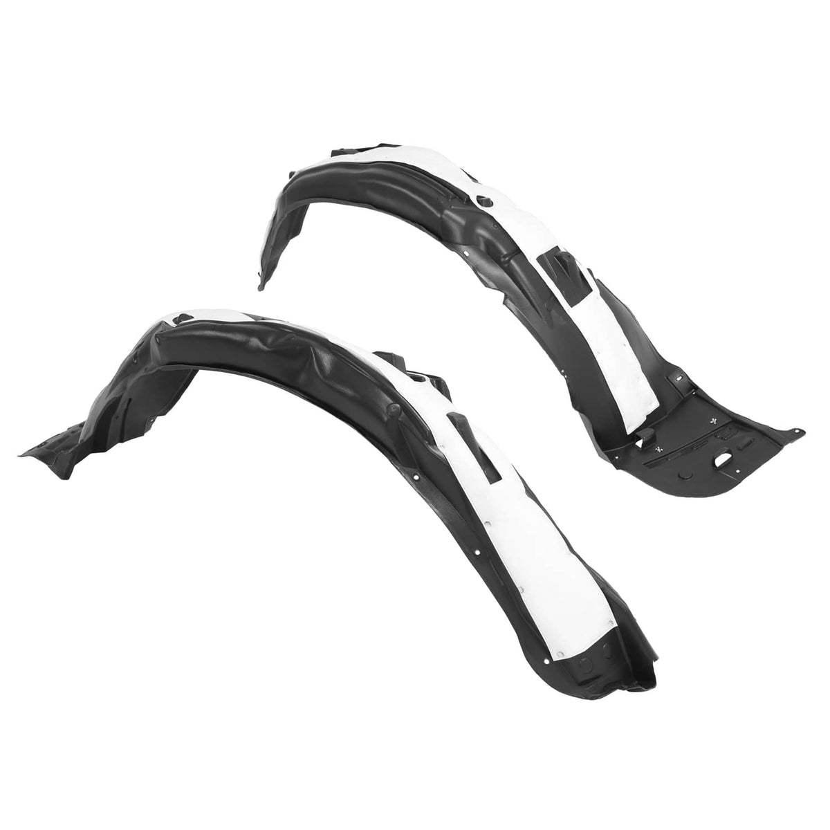 Solid Spare Fender Liners w/ Insulation Foam Front Left & Right For 2016-2017 Honda Accord