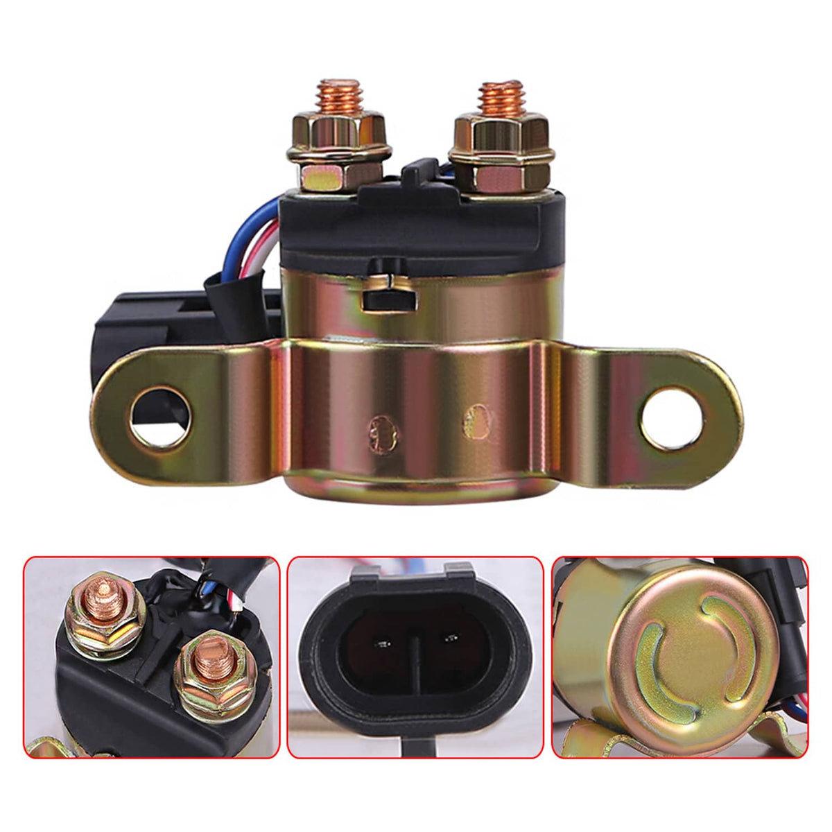 Solidspare Starter Relay Solenoid Fit for Polaris Sportsman 325-800 2007-2023 4012001