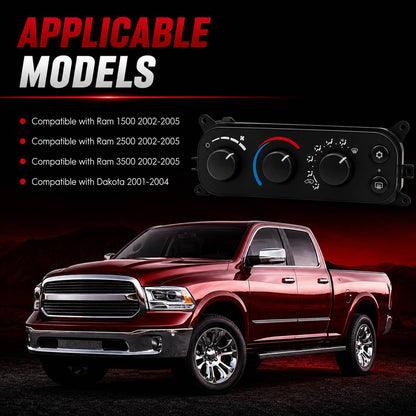 Solidspare New A/C Heater Climate Control Module For 02-05 Dodge Ram 1500 2500 3500 599-212