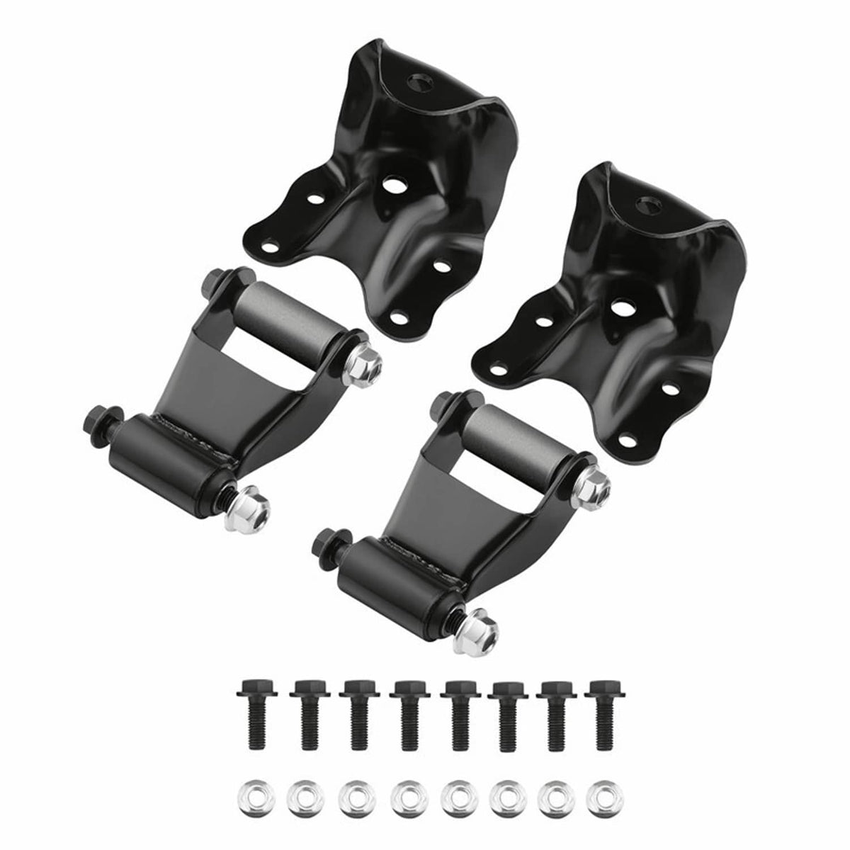 Solid Spare 722-001 722-010 Rear Leaf Spring Hanger Bracket and Shackle Kit for Ford Ranger