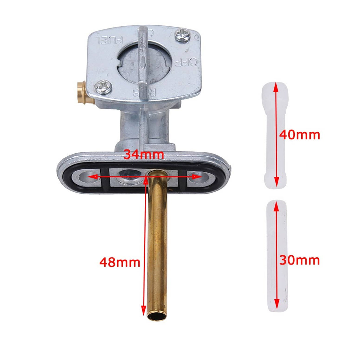 Solidspare For Yamaha Warrior 350 YFM350 1987-2004 Fuel Petcock Valve Switch Assembly ATV
