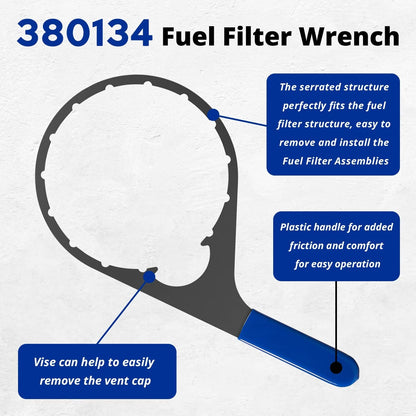 Solidspare 380134 382 Colar/Vent Cap Fuel Filter Wrench For Detroit Diesel Cummins Engines