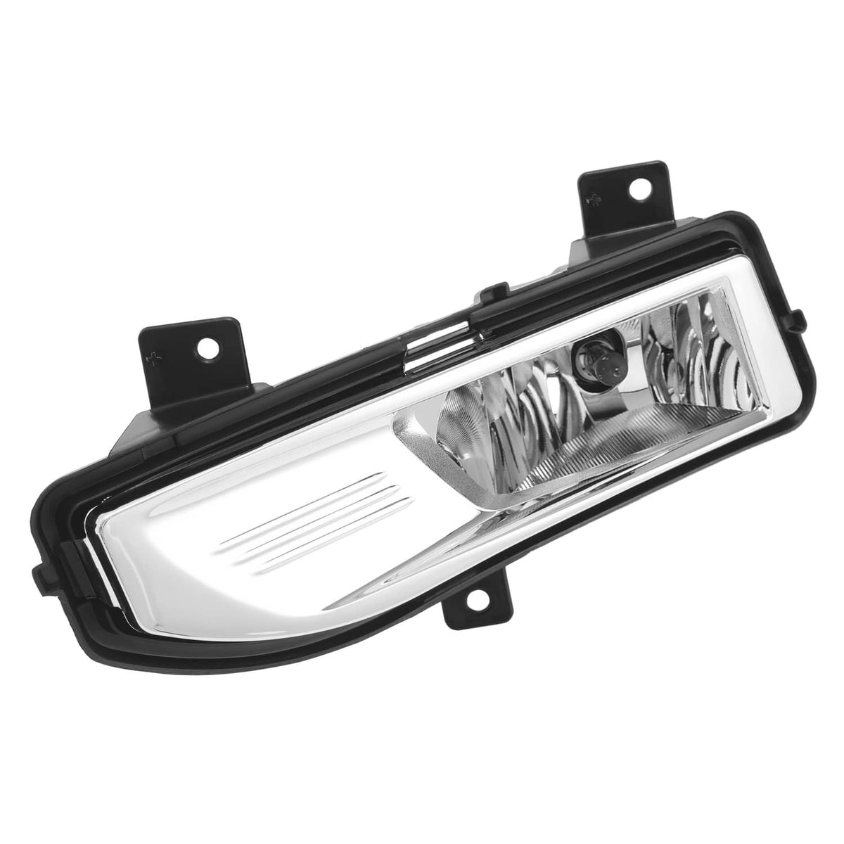 Solid Spare For 2017-2020 Nissan Rogue S SL SV Front Bumper Fog Lights Lamps w/Bezel+Bulbs