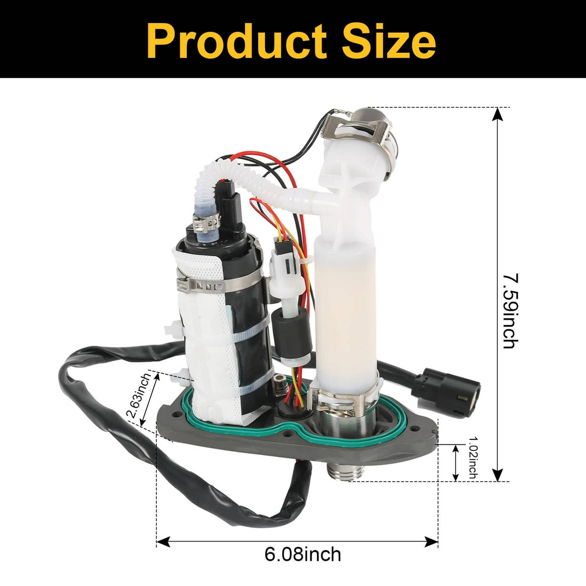 Solidspare Fuel Pump Module Assembly Fits Harley Davidson Sportster 2007-2019 75305-07A