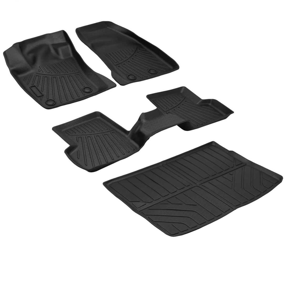 Solidspare Full Set Floor Mats & Trunk Cargo Liner For 2015-2023 Jeep Renegade All-Weather