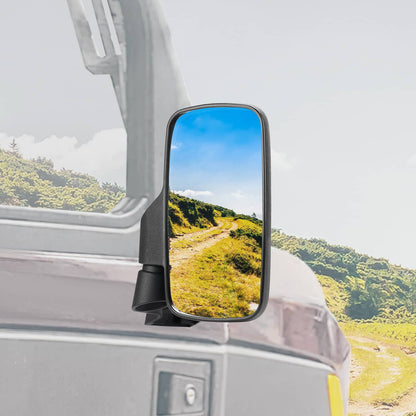 Solidspare UTV Rear View Side Mirrors Door Mounted For Polaris Ranger 1000 XP Crew 18-25