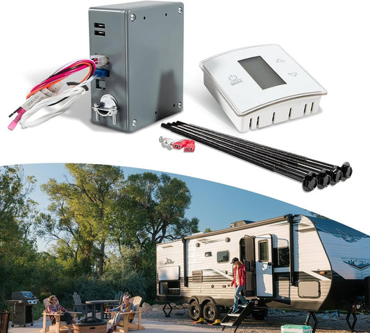 Solid Spare for Dometic Single Zone RV Air Conditioner Thermostat w/ Control Kit 3316410.700
