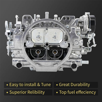 Solidspare 4 Barrel Carburetor Replace for Edelbrock 1403 Performer Electric Choke 500 CFM