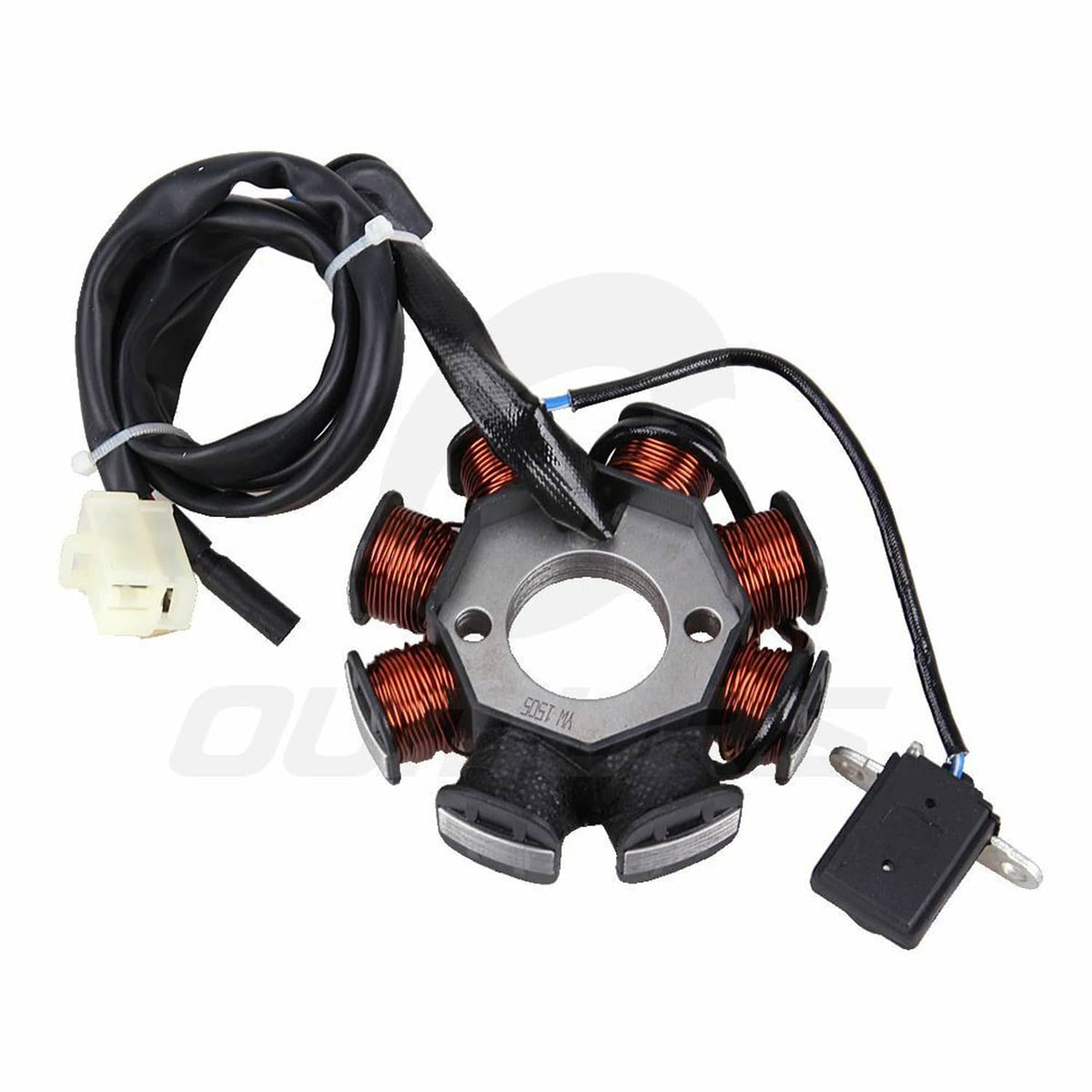 Solidspare For GY6 50cc 110cc 125cc 150cc Moped Scooter ATV Magneto Stator 8 Pole Coil