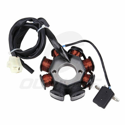 Solidspare For GY6 50cc 110cc 125cc 150cc Moped Scooter ATV Magneto Stator 8 Pole Coil