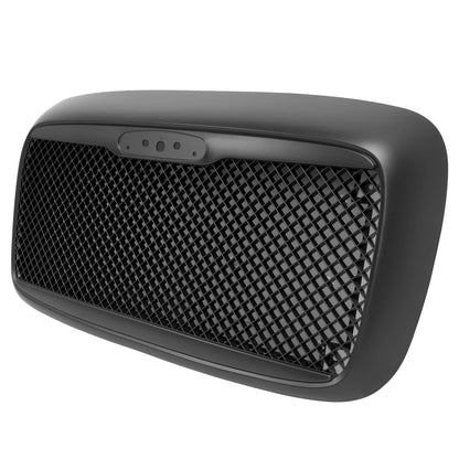 Solid Spare For Freightliner Columbia 00-12 Black Front Bumper Upper Grille Mesh Style Grill