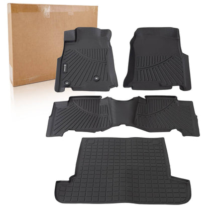 Solidspare For 2003-2009 Toyota 4Runner 5 Seats Floor Mats Liners & Cargo Liner All Weather
