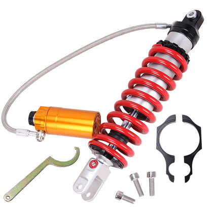 Solidspare 15.5"(395mm) Rear Air Shock Absorber Stage 3 Adjustable for Yamaha YFZ450 10-13