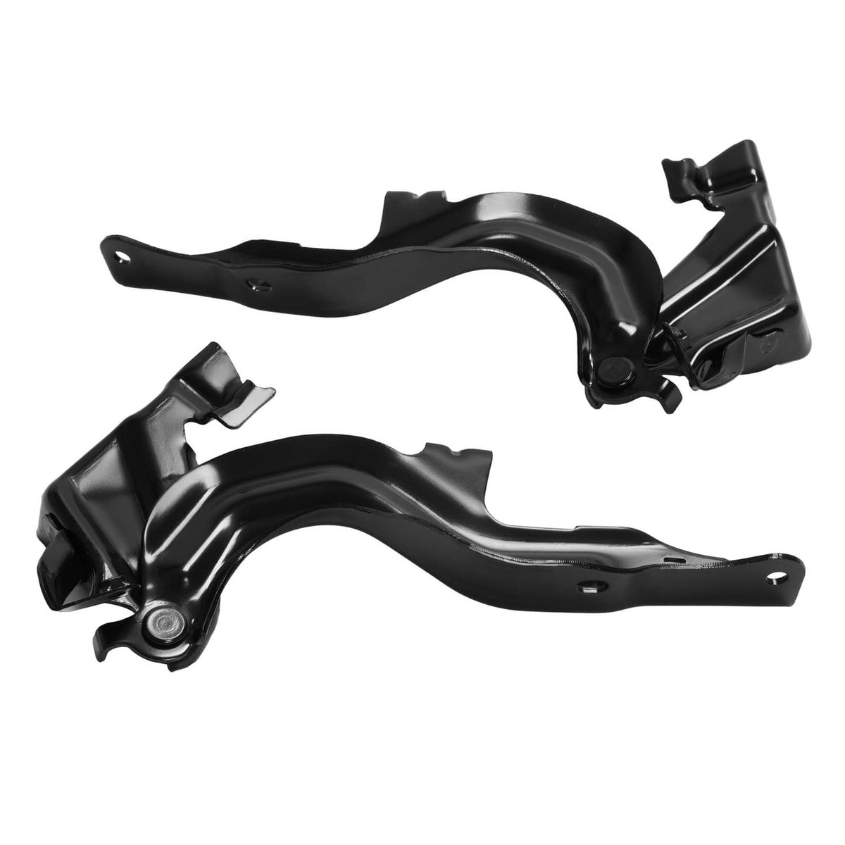 Solid Spare For 2013-2018 Nissan Altima Sedan 4Dr Hood Hinges Primed Black LH & RH Pair Set