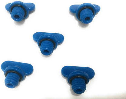 Solid Spare 5X For Mercruiser & Manifold Block Drain Blue Plug Kit 8M2000874 22-806608A1