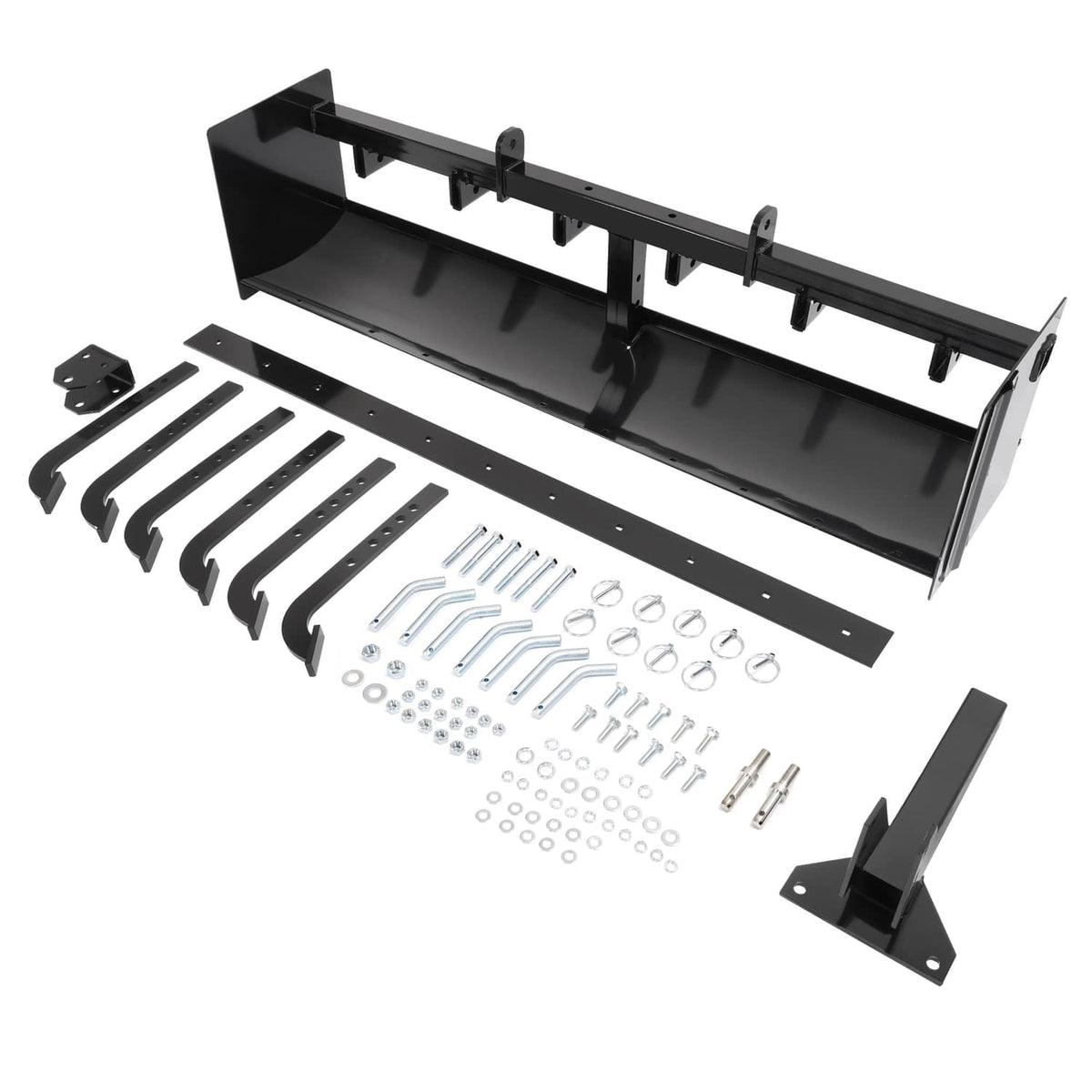 Solidspare 55" Tow Behind Box Scraper Blade Three-Point Quick Hitch For Cat 0 Cat 1 Tractor