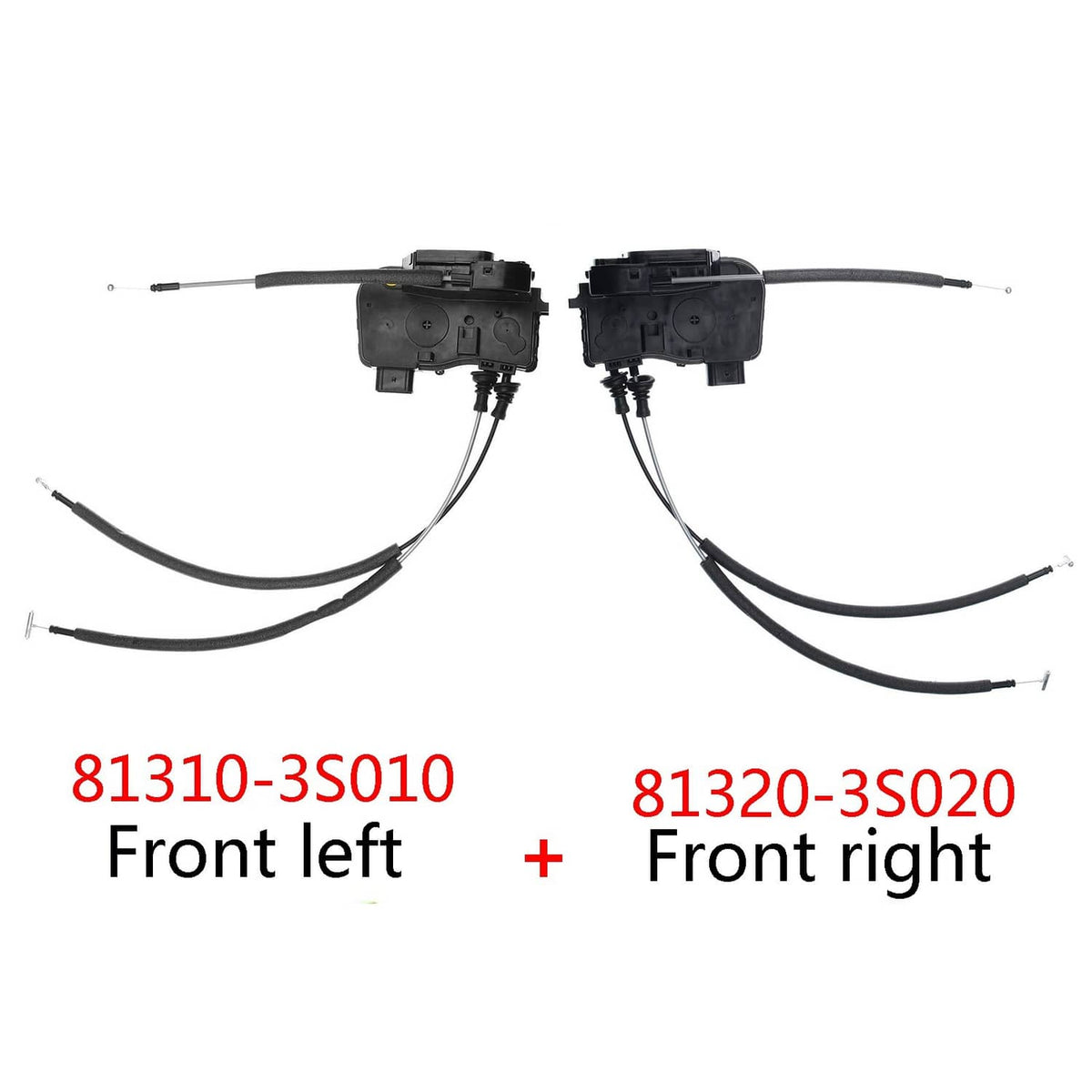 Solid Spare 2Pcs Door Lock Latch Actuators for Hyundai Sonata 2011-2015 Front Left & Right
